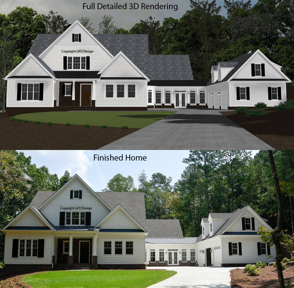 3D Full Detailed Rendering with Finished Home